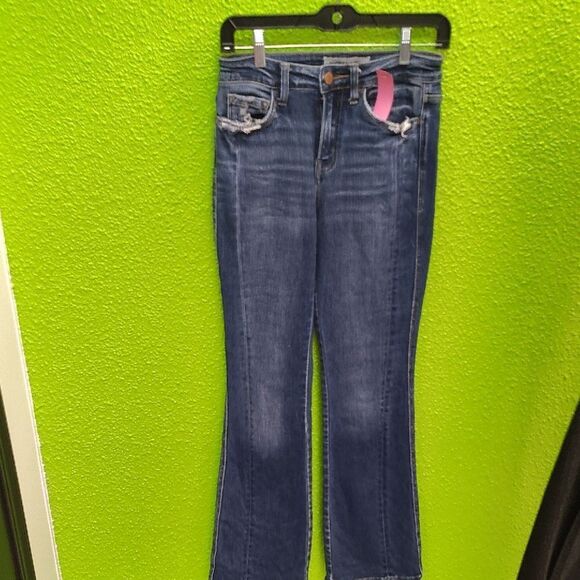 Flying Monkey Blue Flare Wide Leg Jeans - Picture 1 of 3